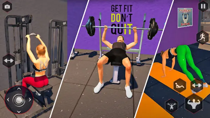 Gym Simulator 3D Fitness Game android App screenshot 3